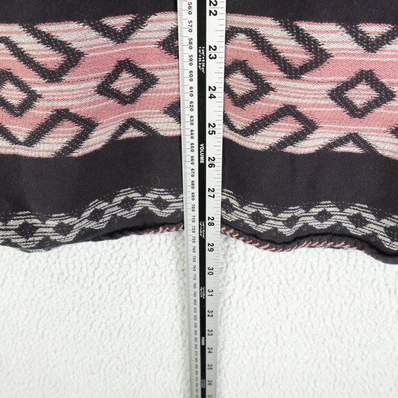 Roark Shacket Womens Medium Black Pink Shirt Jacket Southwestern Classic Fit - Picture 5 of 9